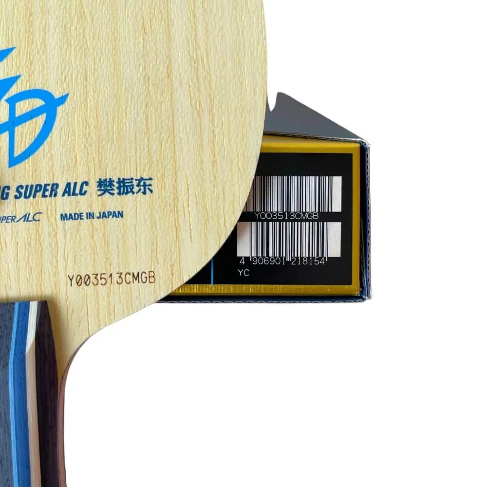 Cận Cảnh Số Seri Trùng Khớp Với Hộp Cốt Vợt Bóng Bàn Fan Zhendong Super ALC
