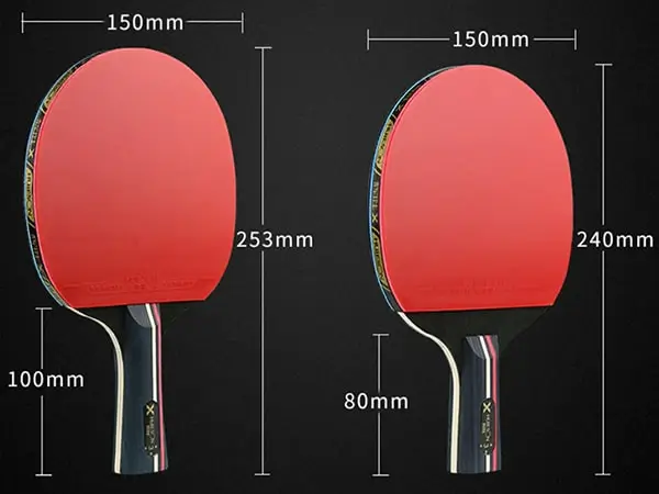 Kích Thước Cốt Vợt Bóng Bàn