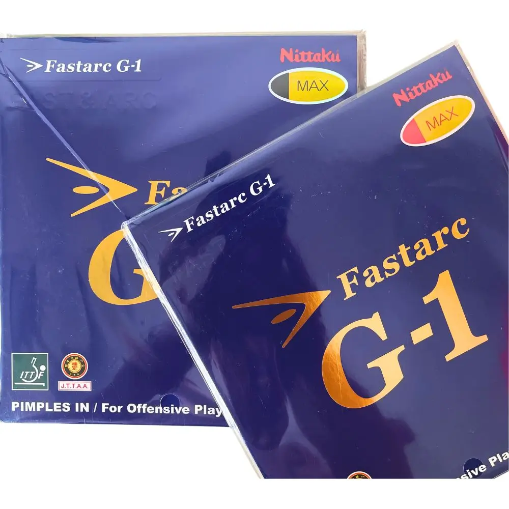 Hai Màu đỏ đen Mặt Vợt Nittaku Fastarc G1